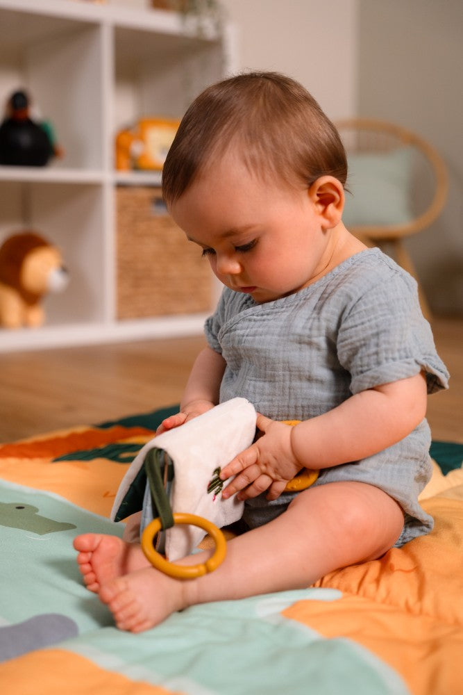 Μαλακό Διαδραστικό Βιβλιαράκι για Βρέφη Jungle