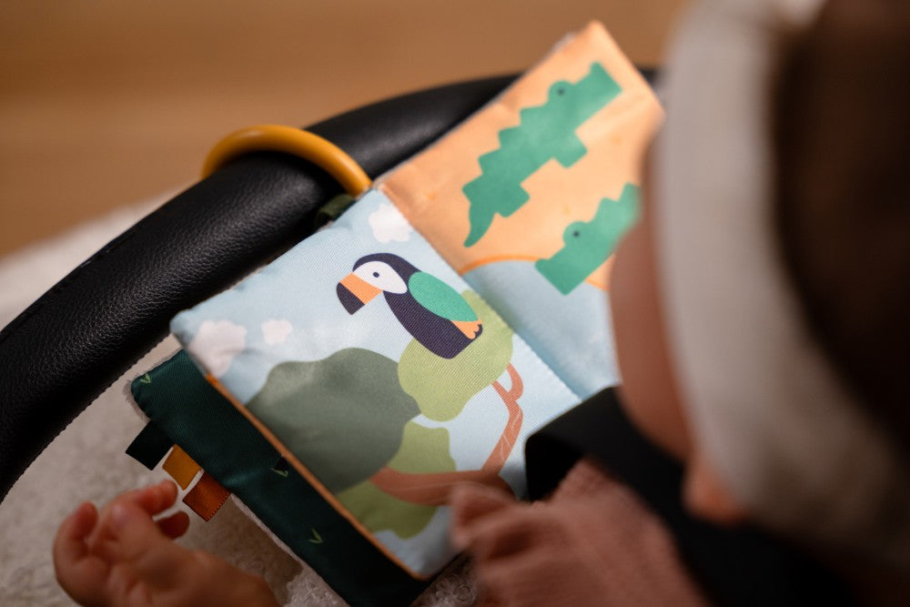 Μαλακό Διαδραστικό Βιβλιαράκι για Βρέφη Jungle