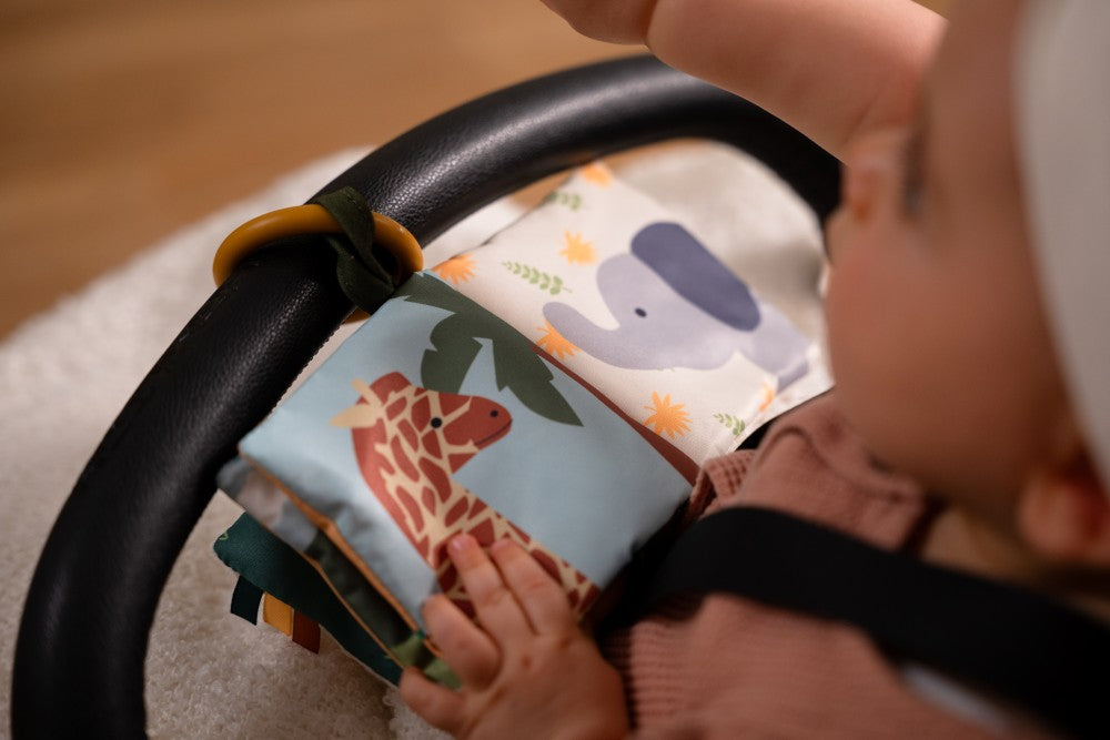 Μαλακό Διαδραστικό Βιβλιαράκι για Βρέφη Jungle