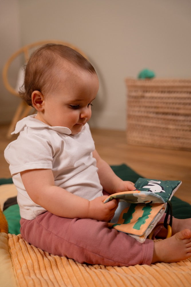 Μαλακό Διαδραστικό Βιβλιαράκι για Βρέφη Jungle