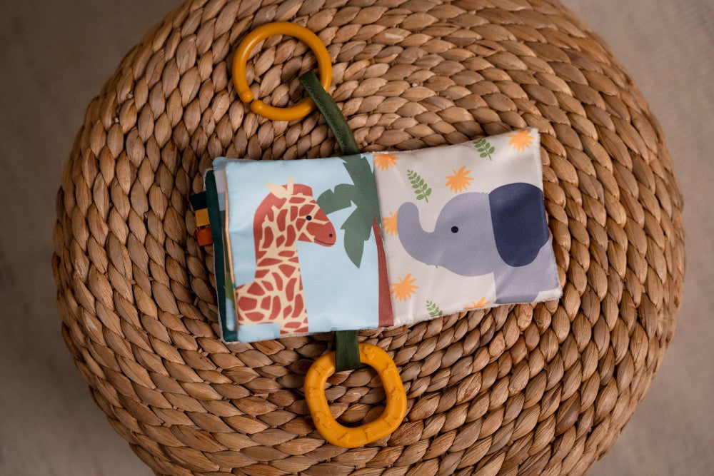 Μαλακό Διαδραστικό Βιβλιαράκι για Βρέφη Jungle