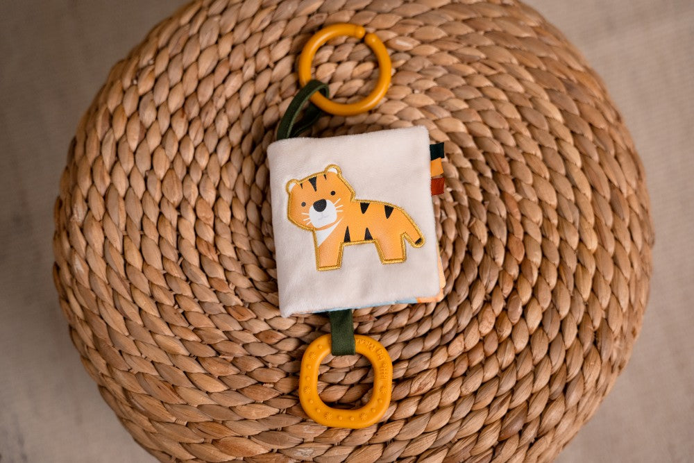 Μαλακό Διαδραστικό Βιβλιαράκι για Βρέφη Jungle