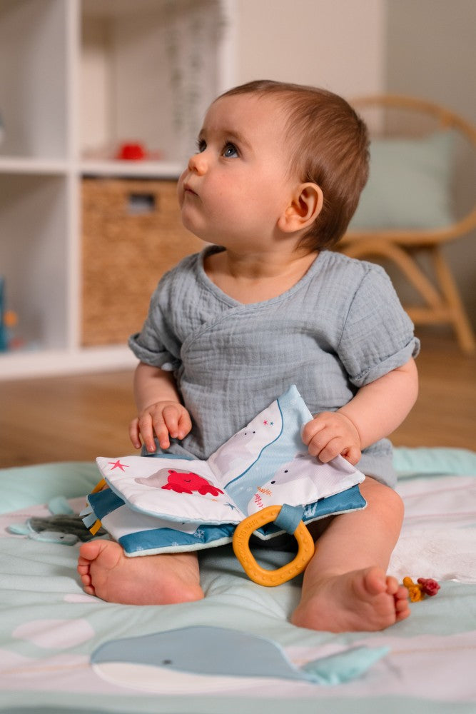 Μαλακό Διαδραστικό Βιβλιαράκι για Βρέφη Ocean