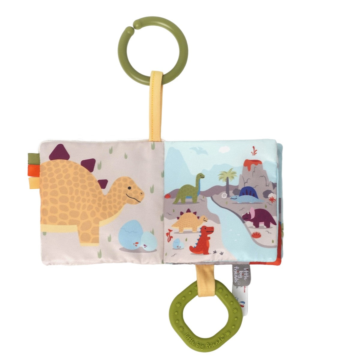 Μαλακό Διαδραστικό Βιβλιαράκι για Βρέφη Dino