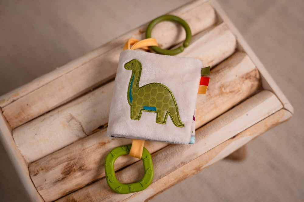 Μαλακό Διαδραστικό Βιβλιαράκι για Βρέφη Dino