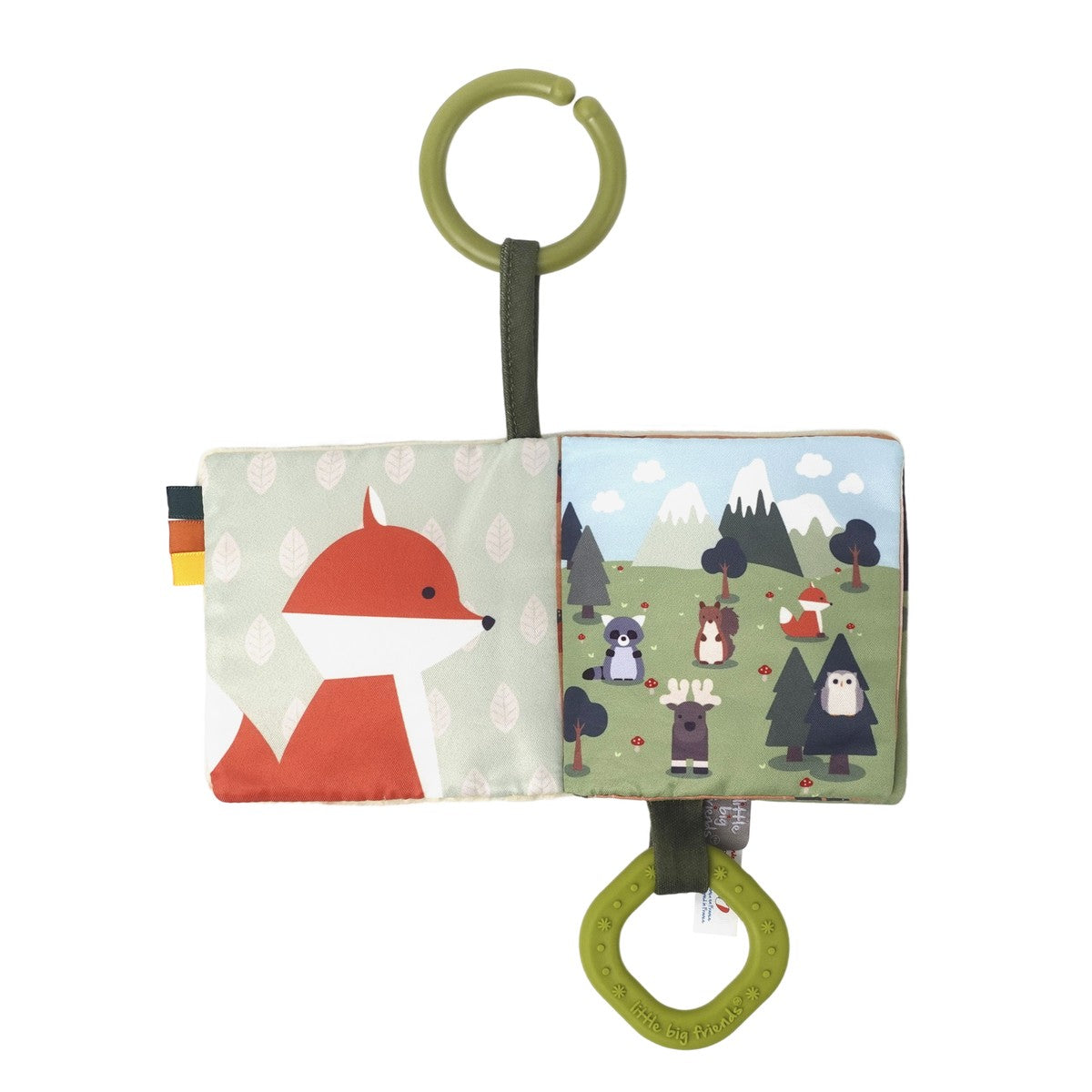 Μαλακό Διαδραστικό Βιβλιαράκι για Βρέφη Forest