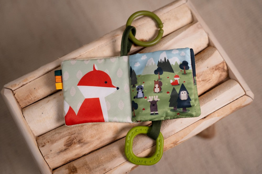 Μαλακό Διαδραστικό Βιβλιαράκι για Βρέφη Forest