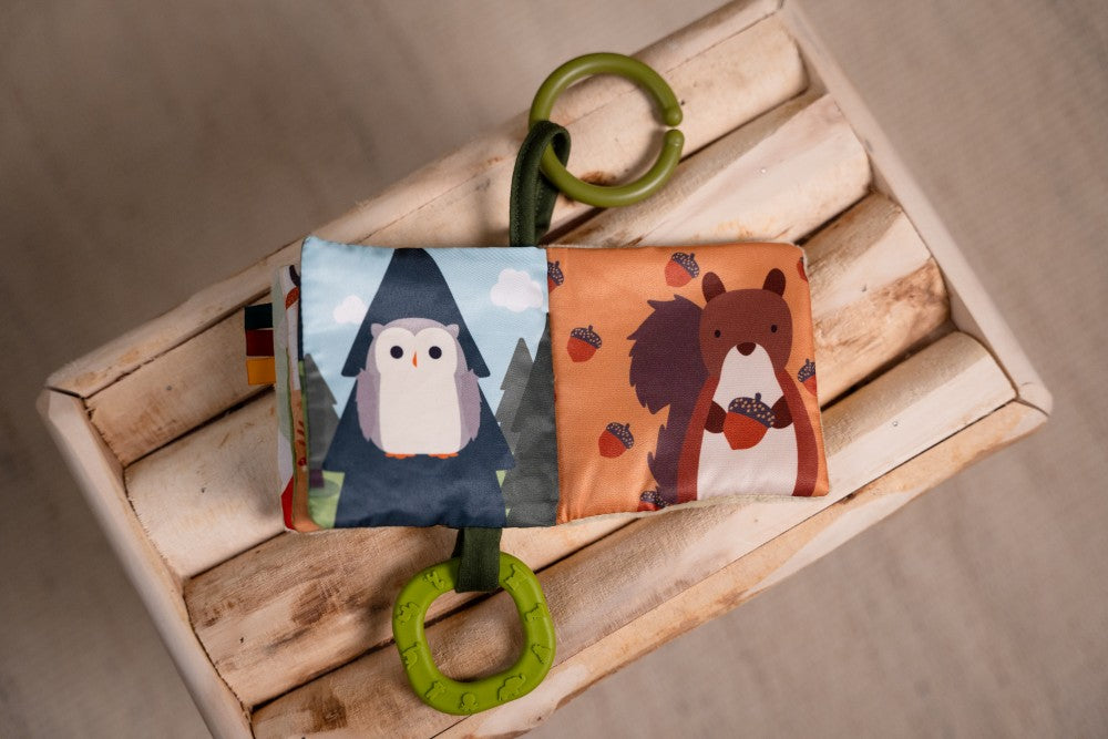 Μαλακό Διαδραστικό Βιβλιαράκι για Βρέφη Forest