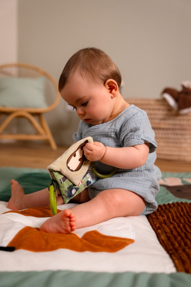 Μαλακό Διαδραστικό Βιβλιαράκι για Βρέφη Forest
