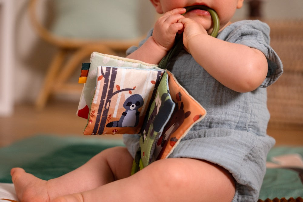 Μαλακό Διαδραστικό Βιβλιαράκι για Βρέφη Forest