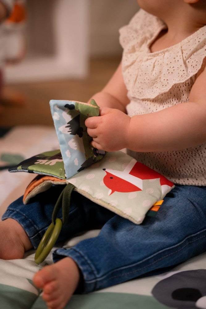 Μαλακό Διαδραστικό Βιβλιαράκι για Βρέφη Forest