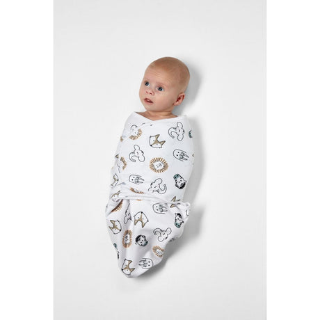 Meyco 2 Pack Swaddle Animal Multicolour 0-3 μηνών