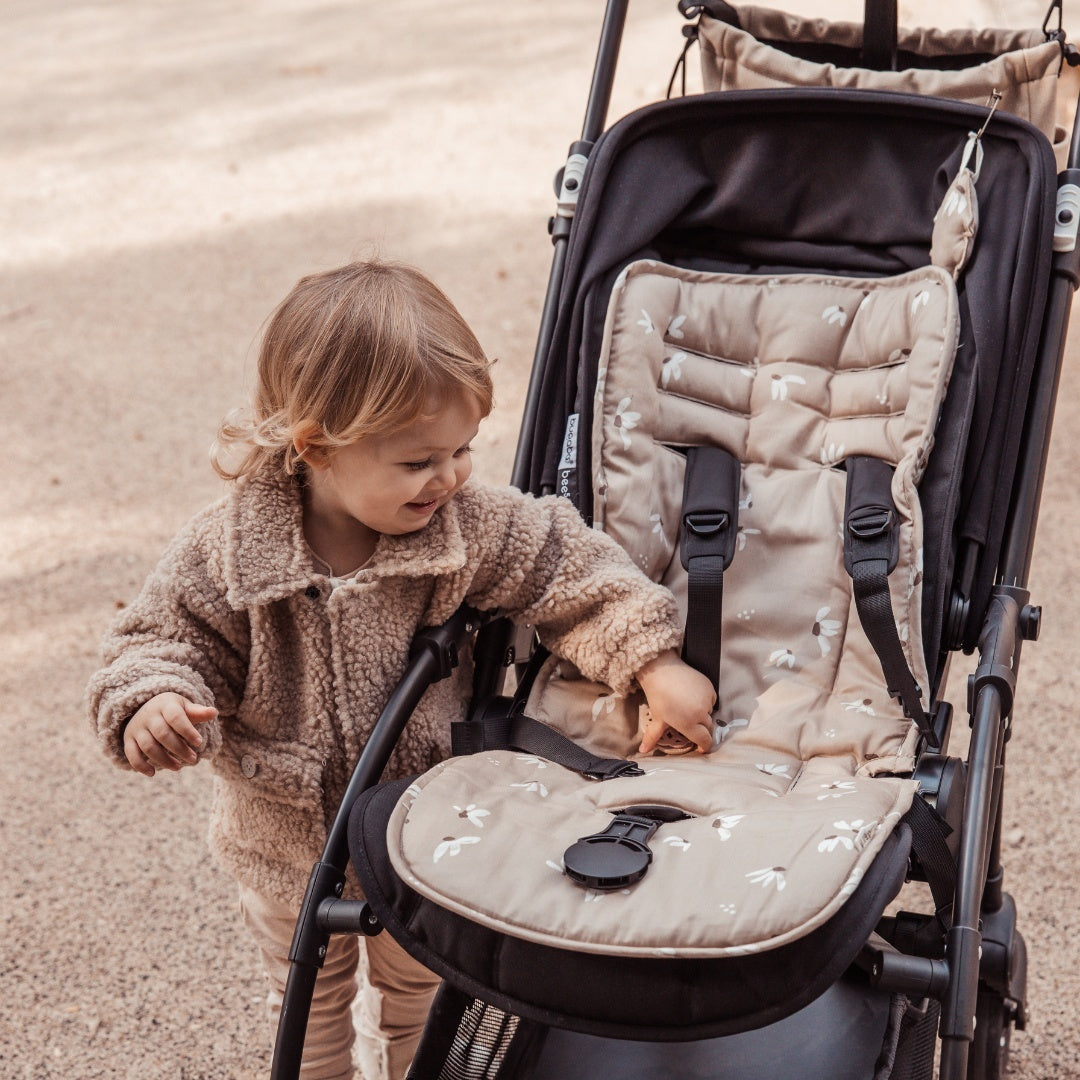 Minene Κάλυμμα Καροτσιού Τερακότα Πουά