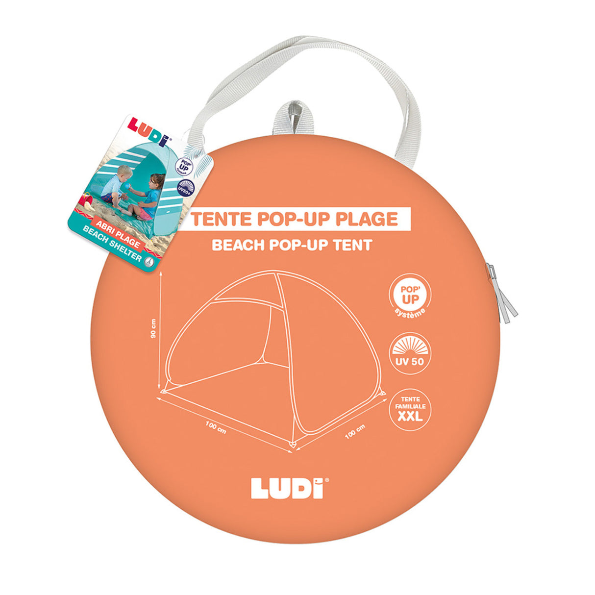 Ludi Τέντα Μωρού UV50+ 3 Χρωμάτων 100x100x90εκ.