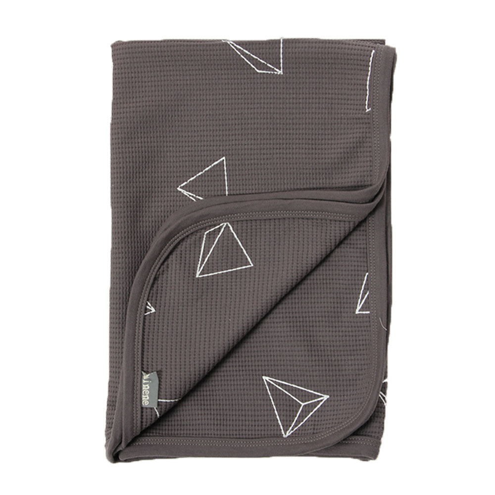 Minene Πικέ Κουβέρτα 3D Dark Grey