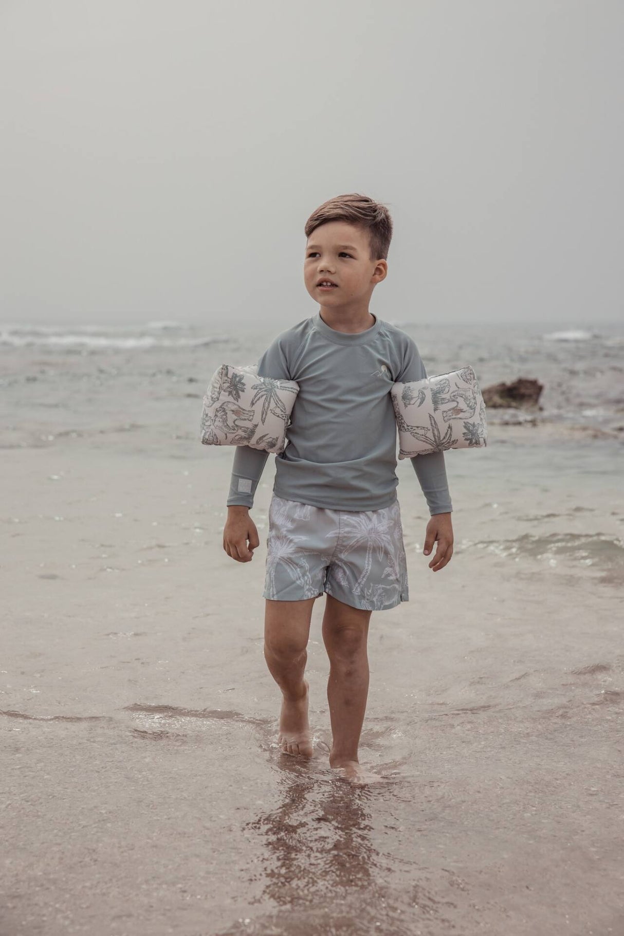 Minene - UV Μαγιώ Σορτς Blue Printed (2-8 ετών)