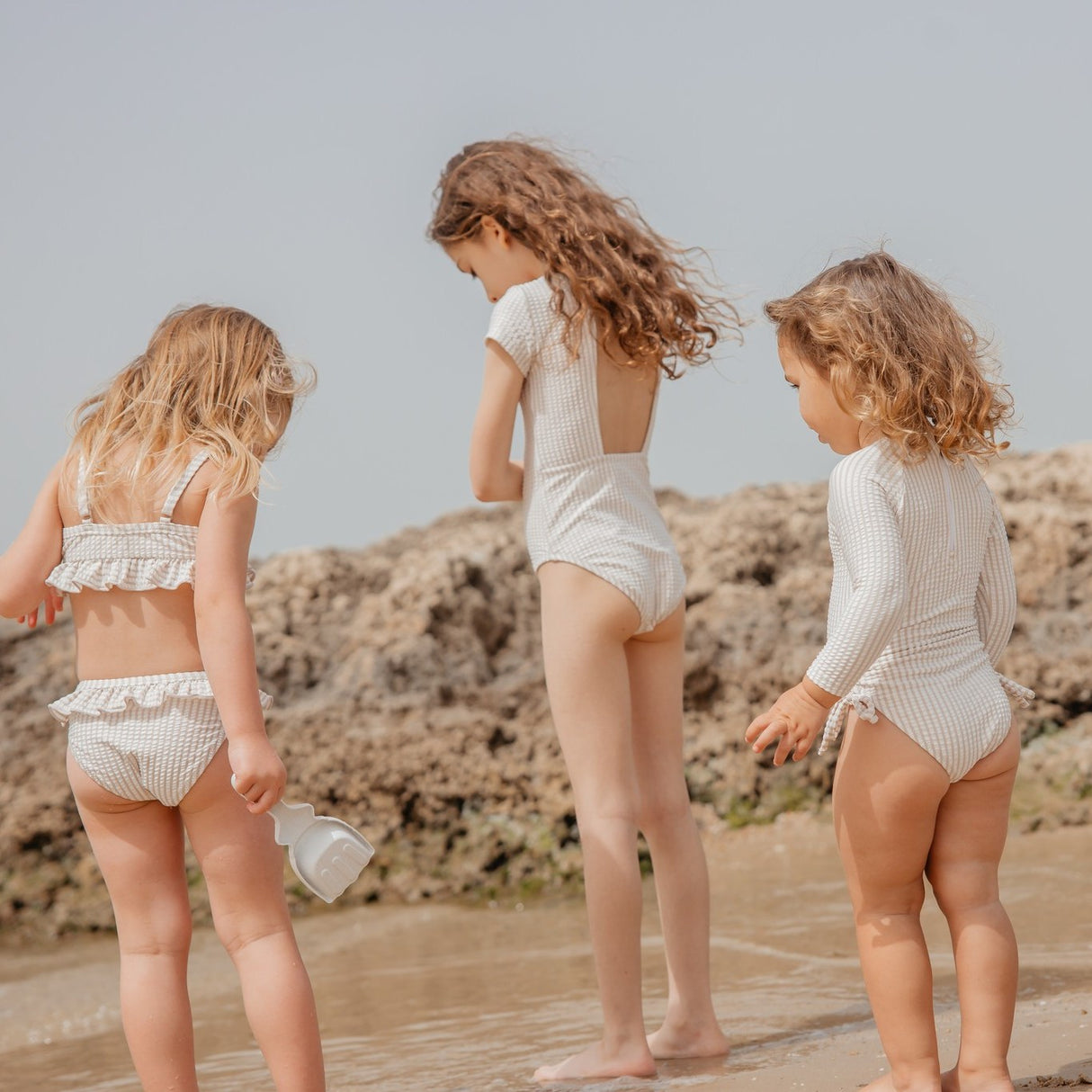 Minene - Μπικίνι Pink&White (2-8 ετών)