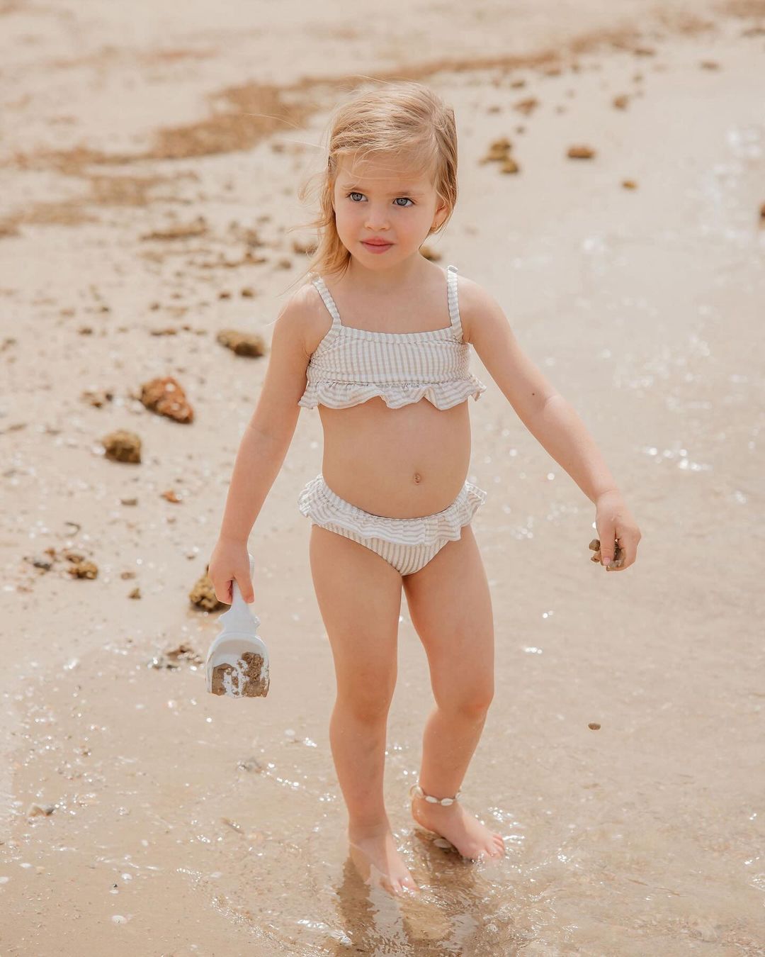 Minene - Μπικίνι Pink&White (2-8 ετών)