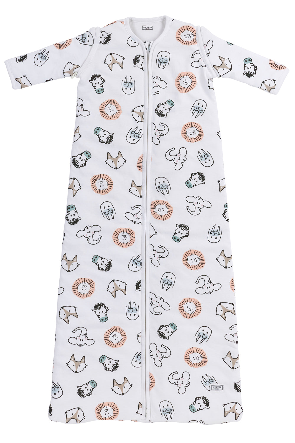 Meyco Baby Animal Υπνόσακος 4 εποχές Πολύχρωμος