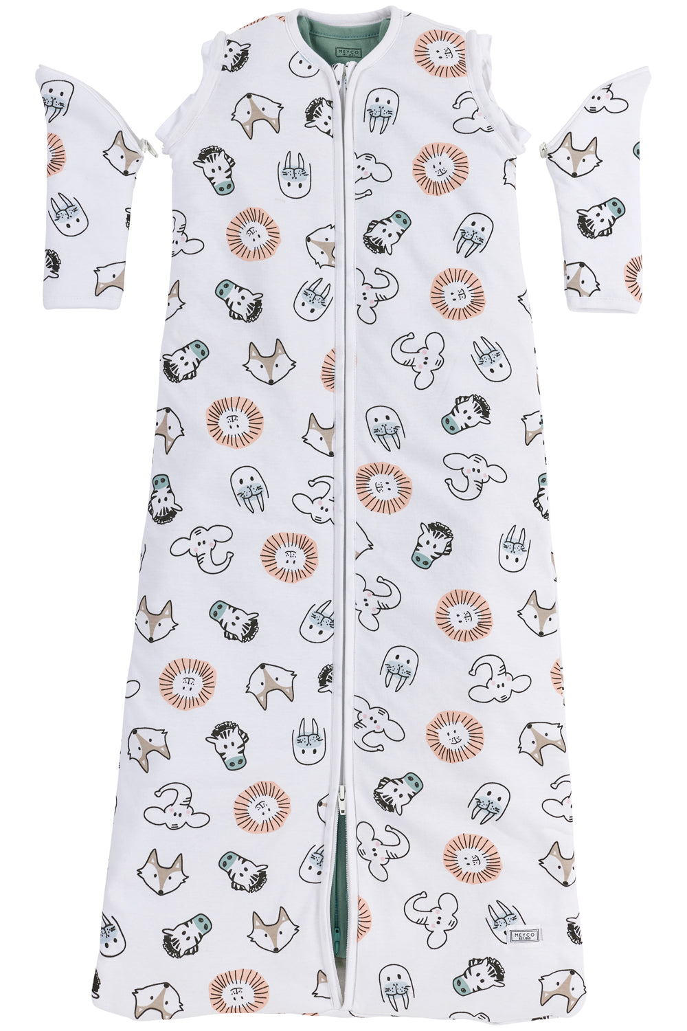 Meyco Baby Animal Υπνόσακος 4 εποχές Πολύχρωμος