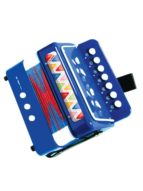 Παιδικό Ακορντεόν με 7 πλήκτρα (14 νότες) Μπλε
