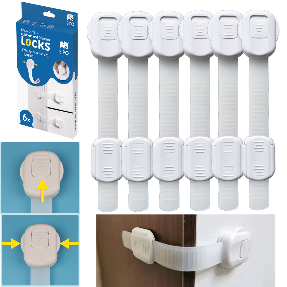 Πολυκλειδαριά ασφαλείας On/Off 6τμχ