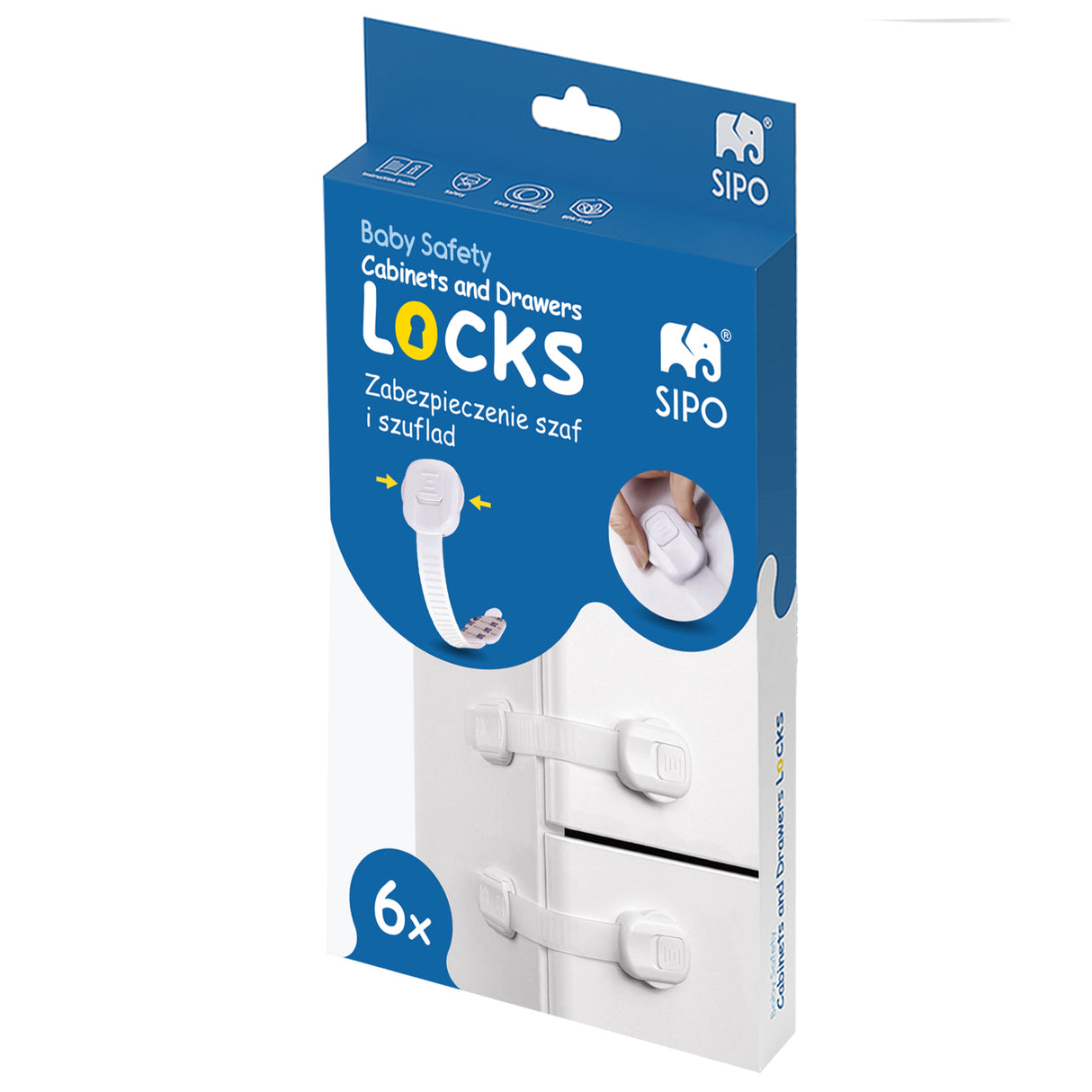 Πολυκλειδαριά ασφαλείας On/Off 6τμχ