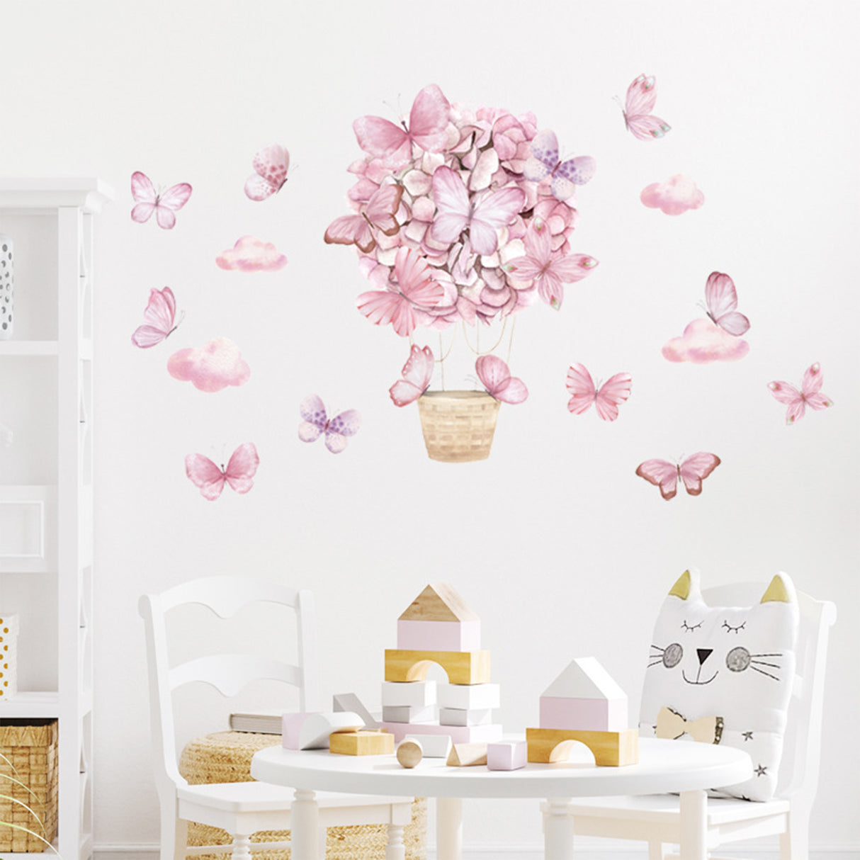 Sipo Wall sticker pink butterflies