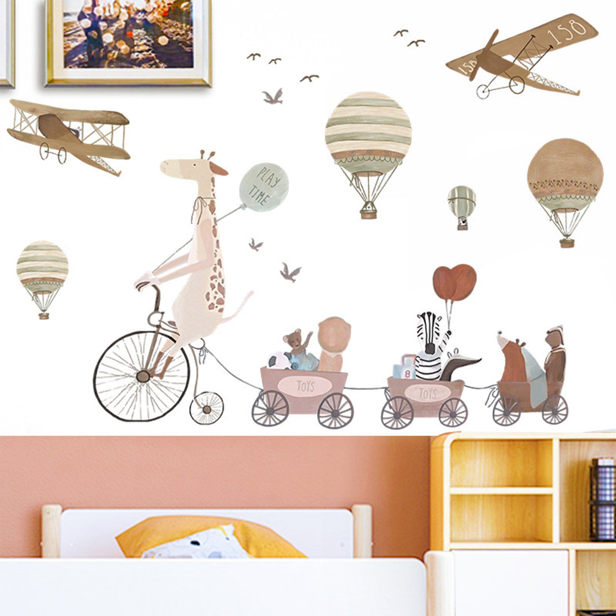 Sipo Wall sticker Giraffe and Friends