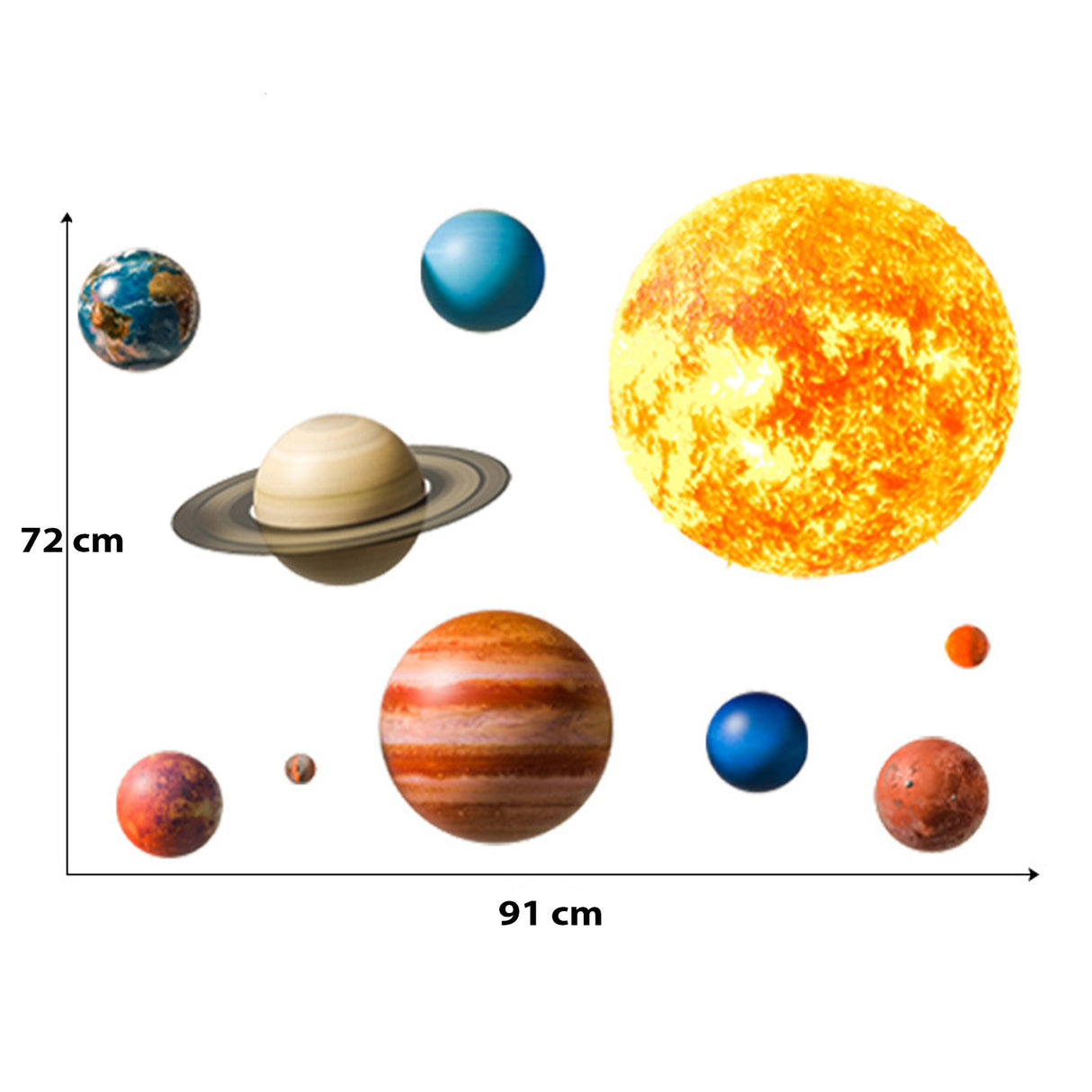 Sipo Wall sticker Planets