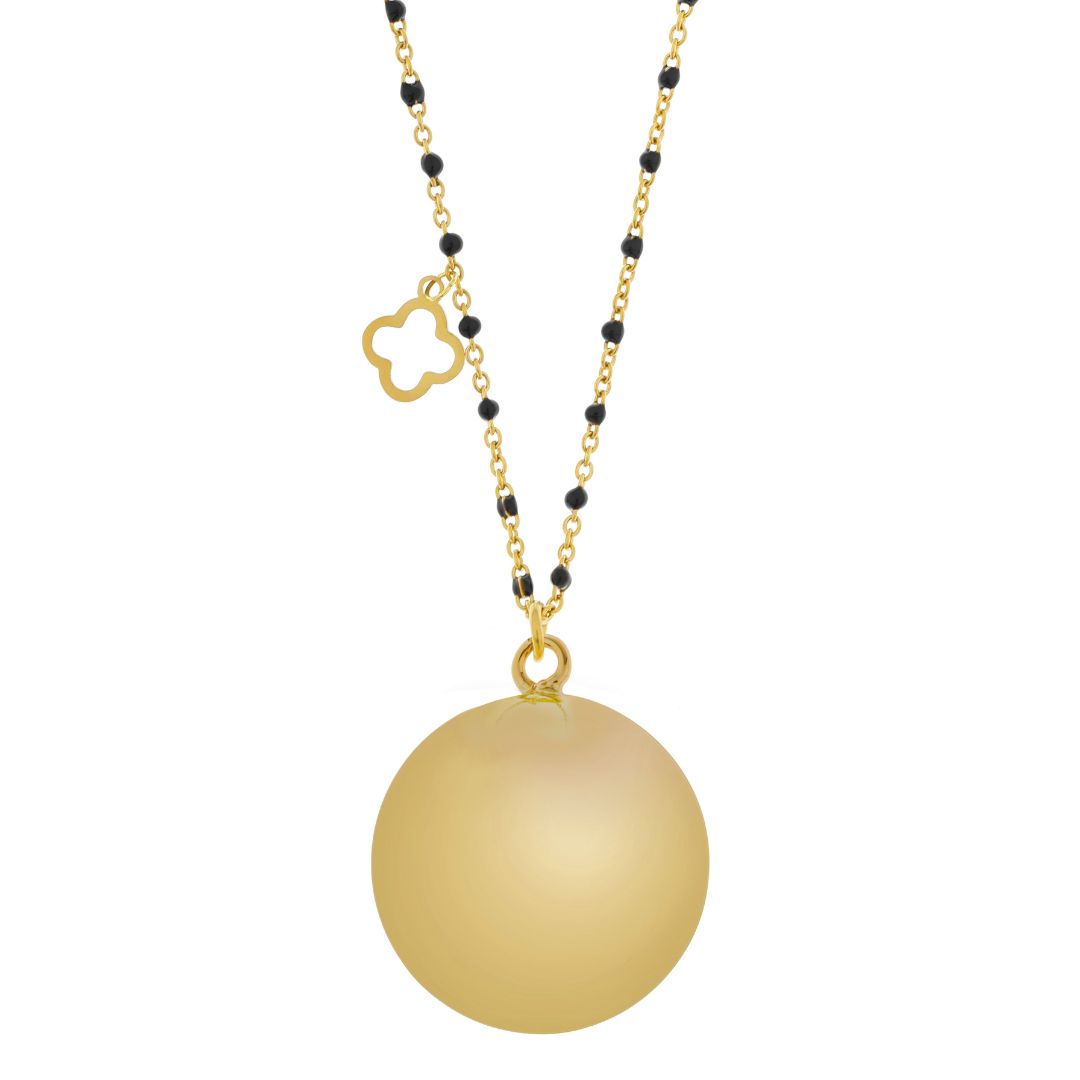 ProudMama Bola Fine Gold Chain Brown