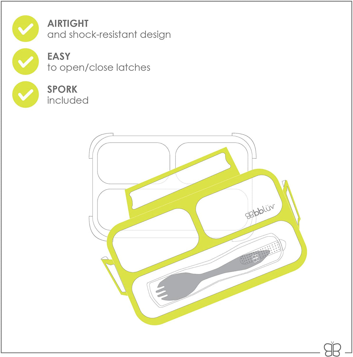 Bbluv Bento Box - Δοχείο Φαγητού με Κουτάλι