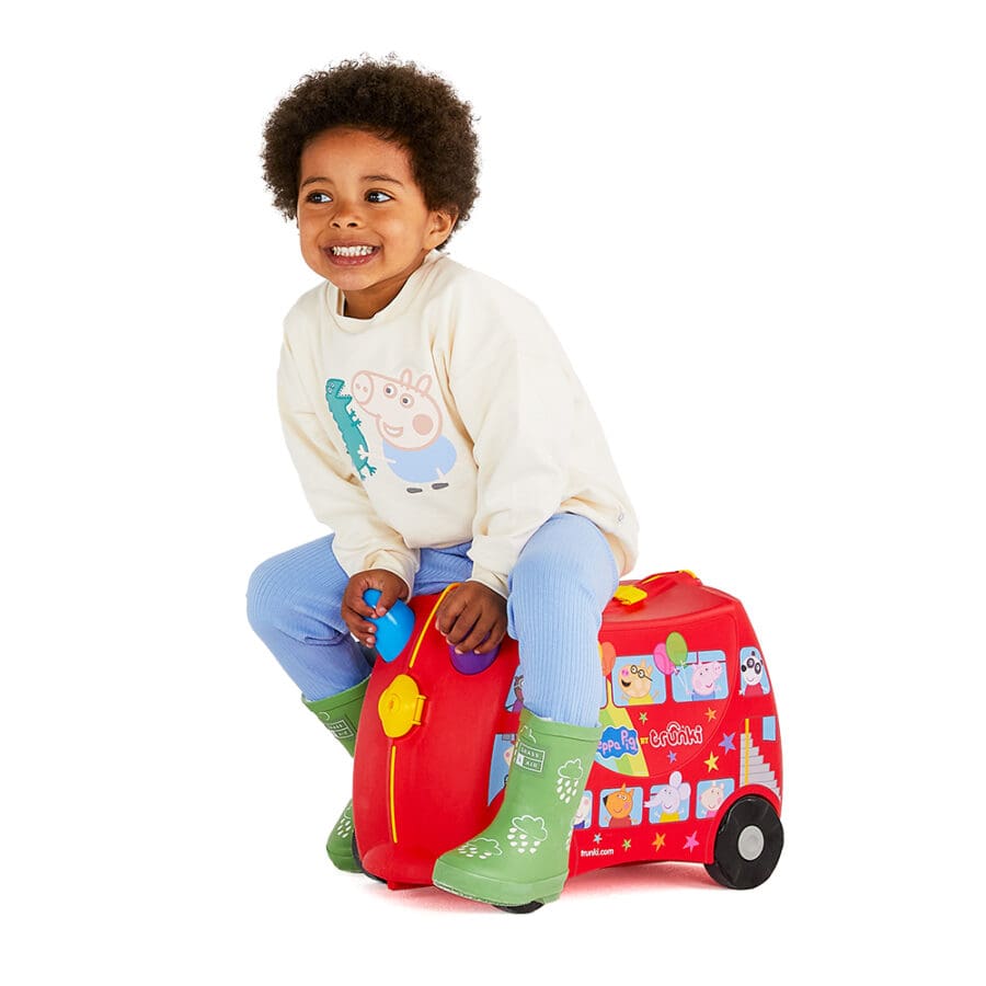TRUNKI - PEPPA PIG PARTY BUS Παιδική Βαλίτσα Ταξιδίου