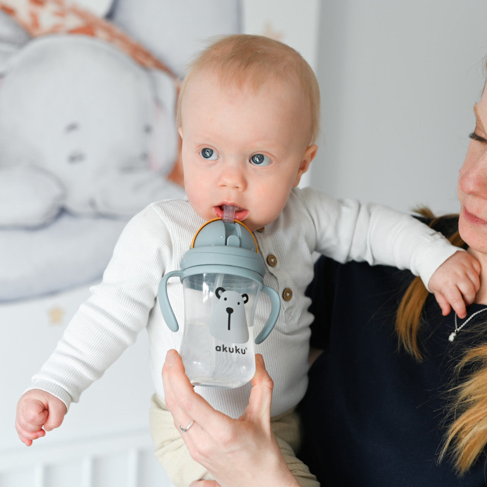 Ποτηράκι με καλαμάκι 300 ml Bear