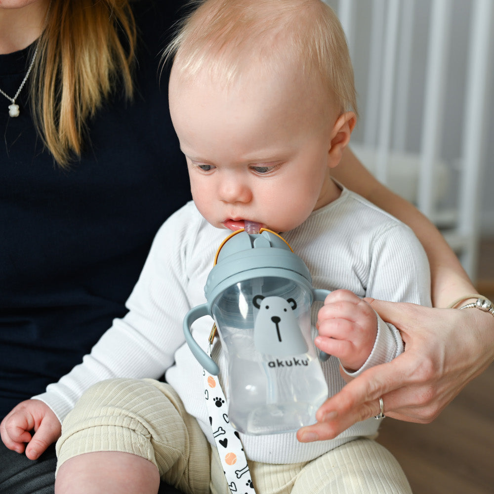 Ποτηράκι με καλαμάκι 300 ml Bear