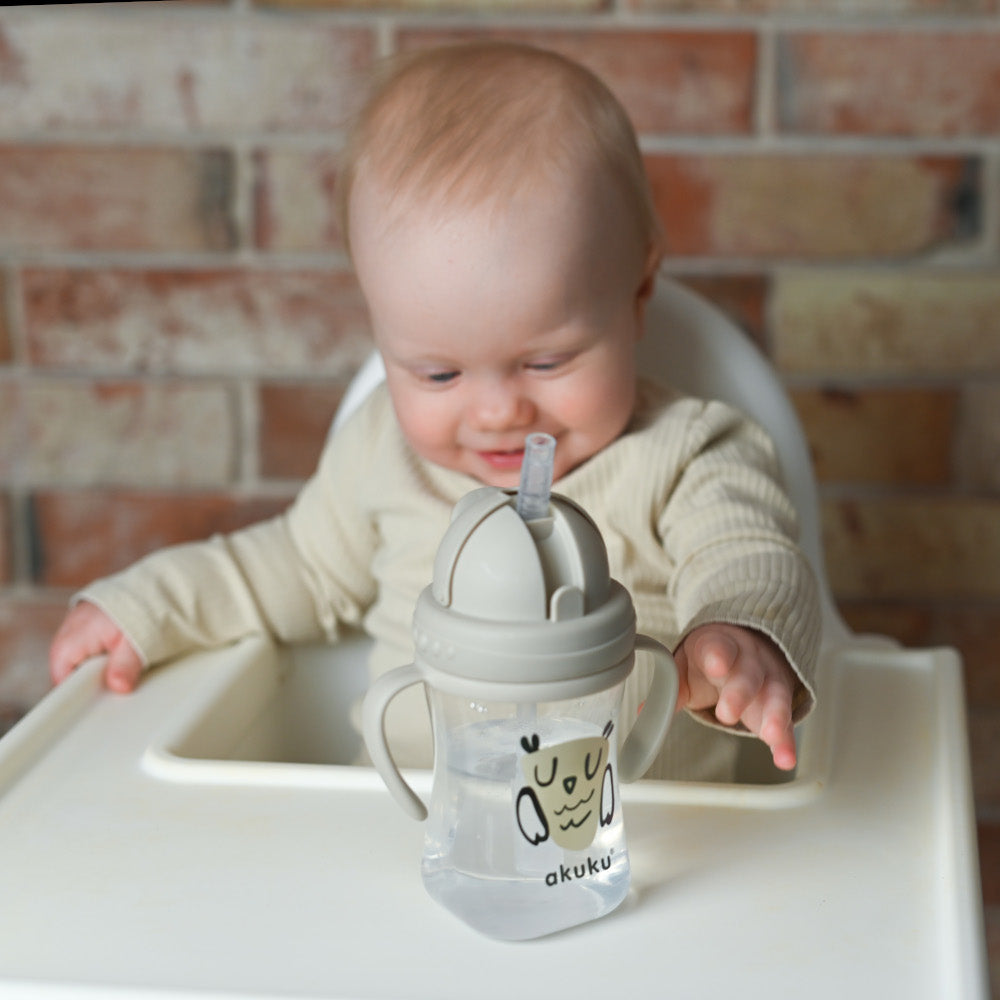 Ποτηράκι με καλαμάκι 300 ml Owl