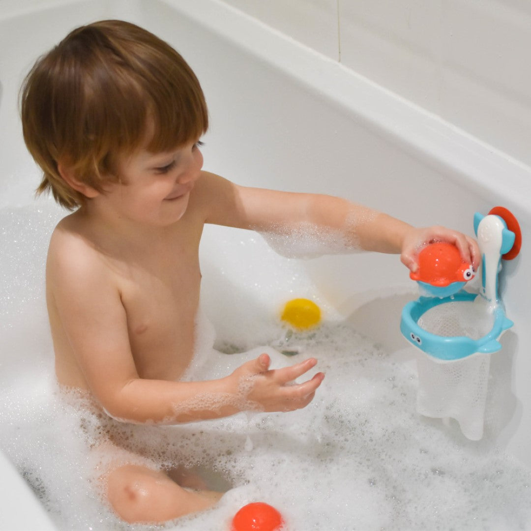 Σετ Απόχη/Καλάθι με Παιχνίδια Μπάνιου