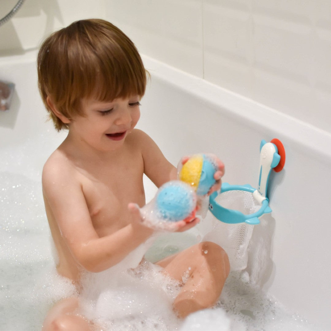 Σετ Απόχη/Καλάθι με Παιχνίδια Μπάνιου