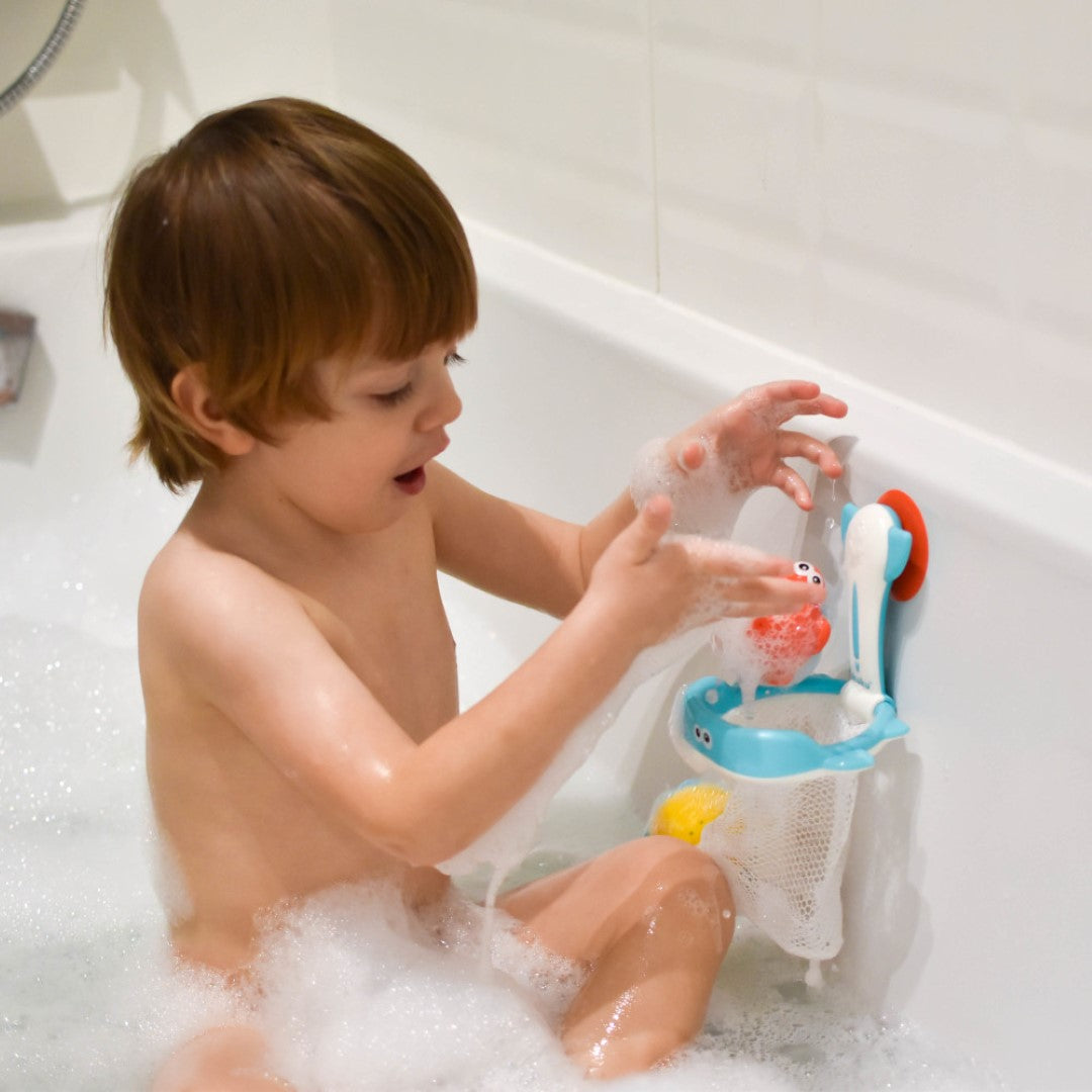 Σετ Απόχη/Καλάθι με Παιχνίδια Μπάνιου