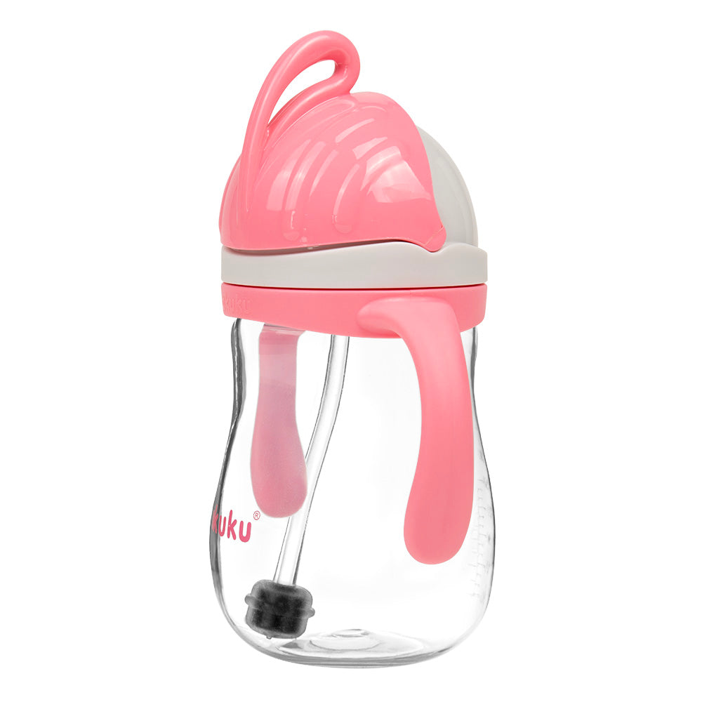 Ποτηράκι με Καλαμάκι και Βαρίδι Pink