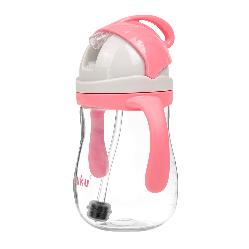 Ποτηράκι με Καλαμάκι και Βαρίδι Pink