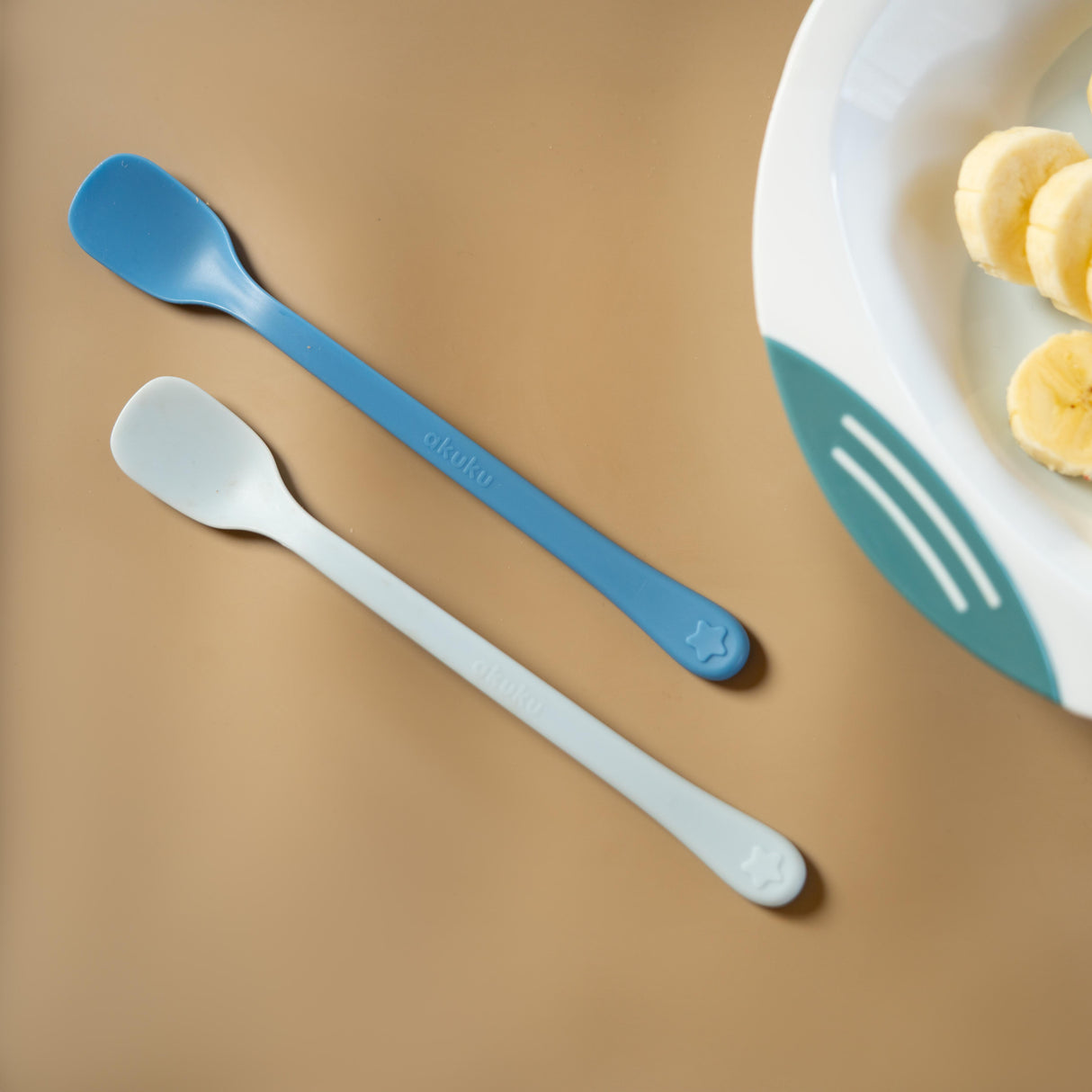 Σετ Βρεφικά Κουτάλια Μπλε (2τμχ.)