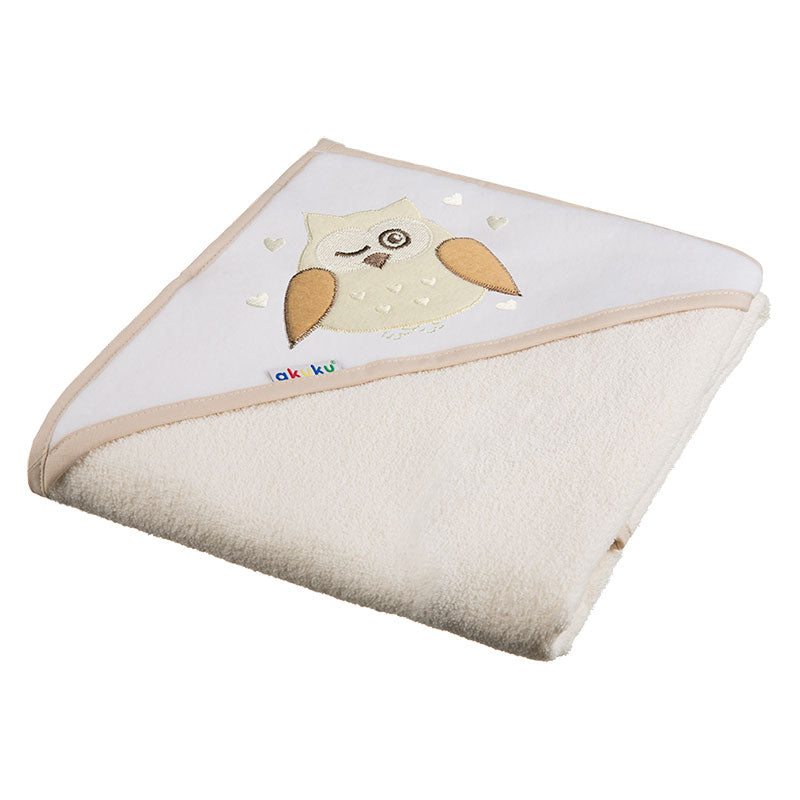 Βρεφική Πετσέτα με Κουκούλα Κουκουβάγια