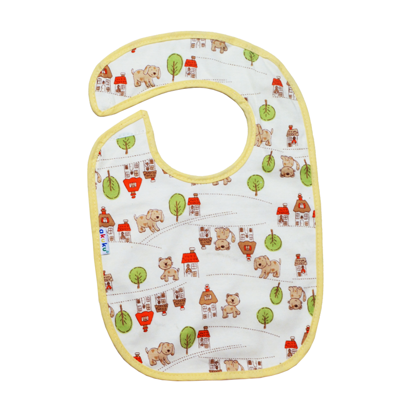 Αδιάβροχη Βαμβακερή Σαλιάρα με Velcro