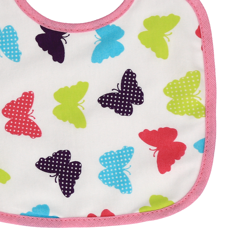 Αδιάβροχη Βαμβακερή Σαλιάρα με Velcro