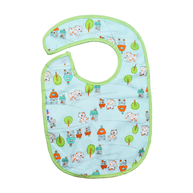 Αδιάβροχη Βαμβακερή Σαλιάρα με Velcro