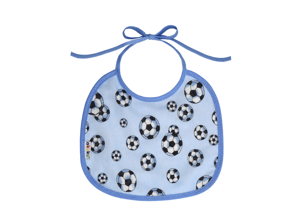 Αδιάβροχη Μεσαία Βαμβακερή Σαλιάρα με Δέσιμο