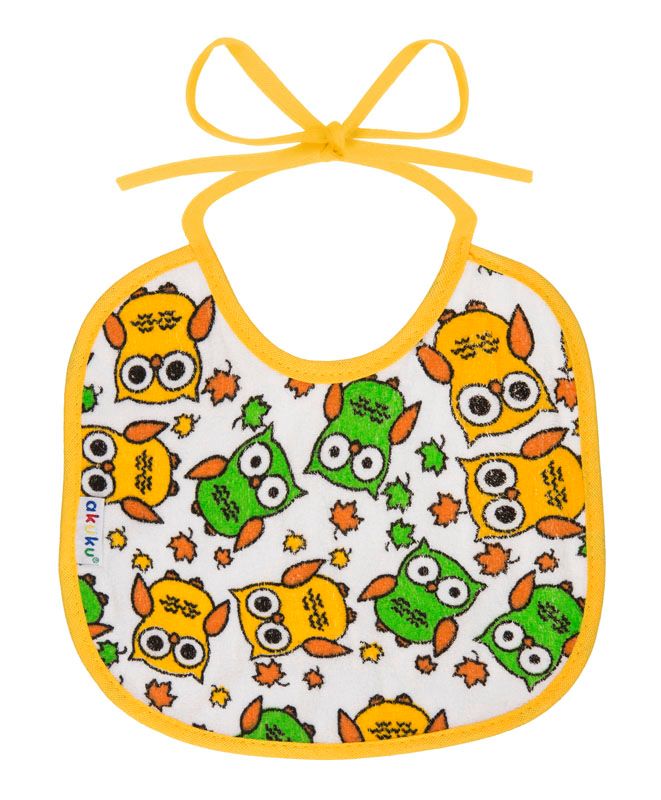 Αδιάβροχη Μεσαία Βαμβακερή Σαλιάρα με Δέσιμο