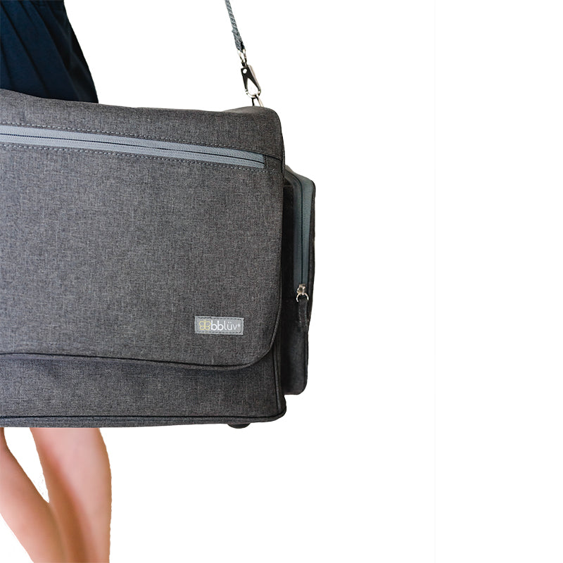 Bbluv Ultra (Charcoal) - Diaper Bag