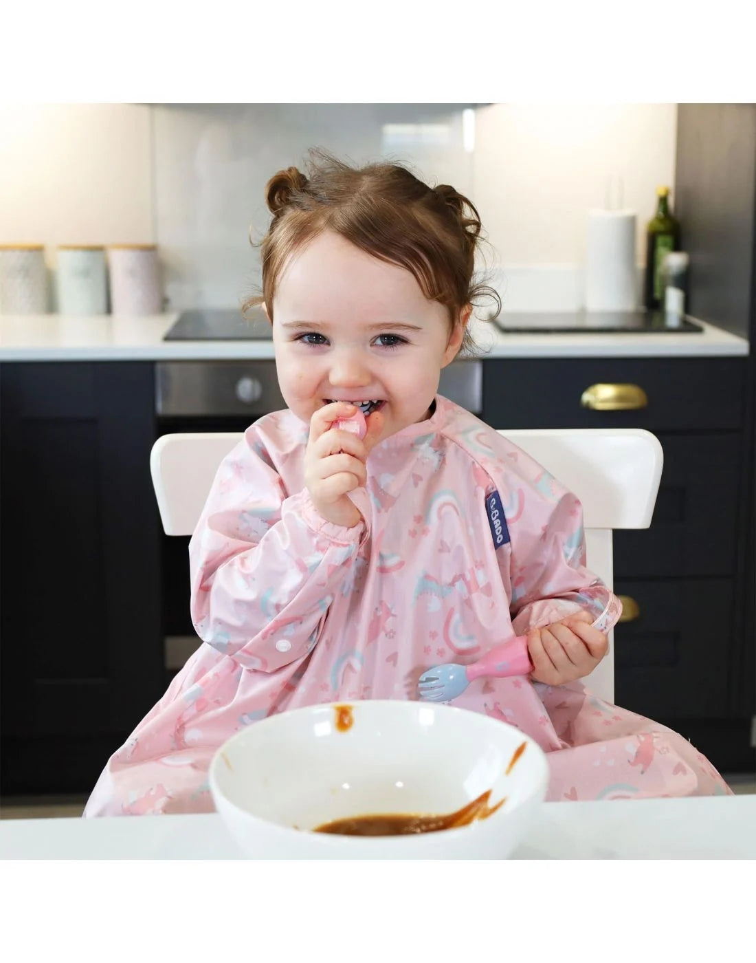 Bibado Σαλιάρα Μακριά Μανίκια - Κάλυμμα Δίσκου Φαγητού